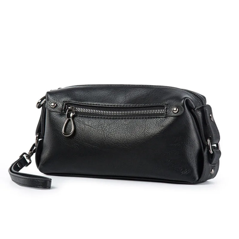 

New Men's Leather Phone Case Belt Hip Fanny waist Bag Clutch Wallet Purse Handbag Trend Casual Fashion Men's Bag