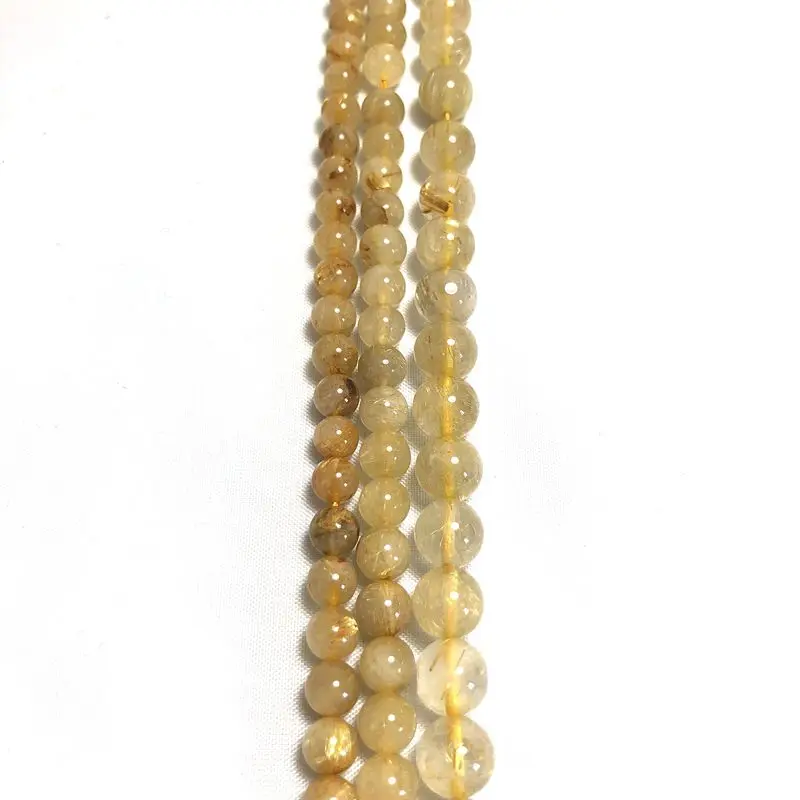This has a natural semi-finished blonde crystal of 6mm size for DIY bracelet necklace | Украшения и аксессуары