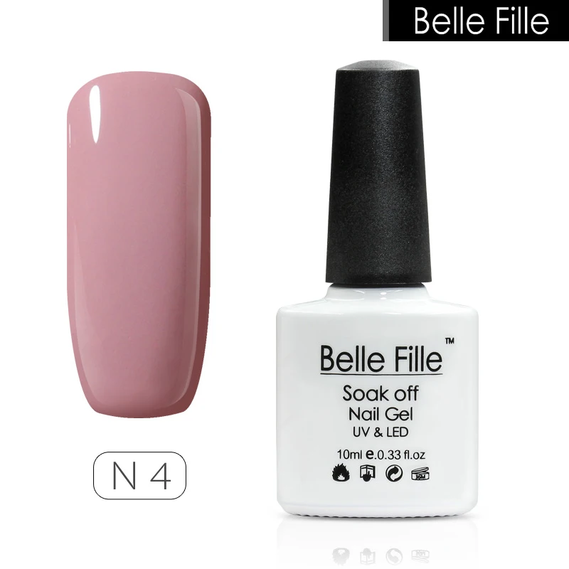 Belle FILLE Розовый ногтей гель для Горячая распродажа! гели Soak Off UV LED лампа Art Дизайн