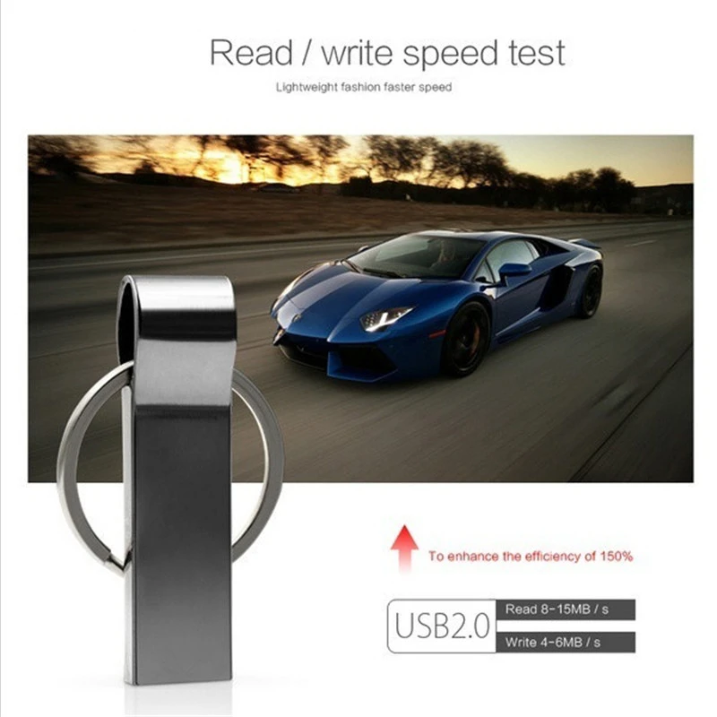 2019 новый ключ USB флэш накопитель 32 ГБ металлическая высокоскоростная Флешка 64 8 128