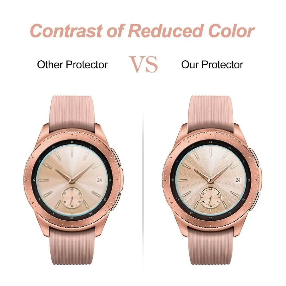 Закаленное стекло для Samsung Galaxy Watch 42 мм Защита экрана 46 Защитная стеклянная пленка