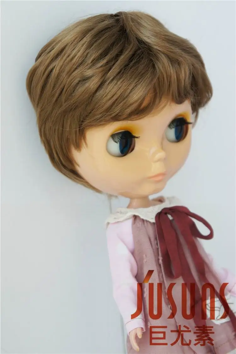 JD192 Blyth куклы парики 23-25 см синтетический мохеровый парик BJD кукла парик природа мальчишеские 9-10 дюймов куклы аксессуары