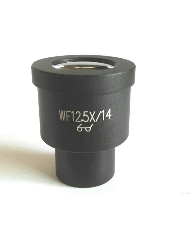 

WF12.5X 14mm Optical Wide Angle High Eyepiont Metallurgical Biological Microscope Eyepiece Lens with Mounting Size 23.2mm
