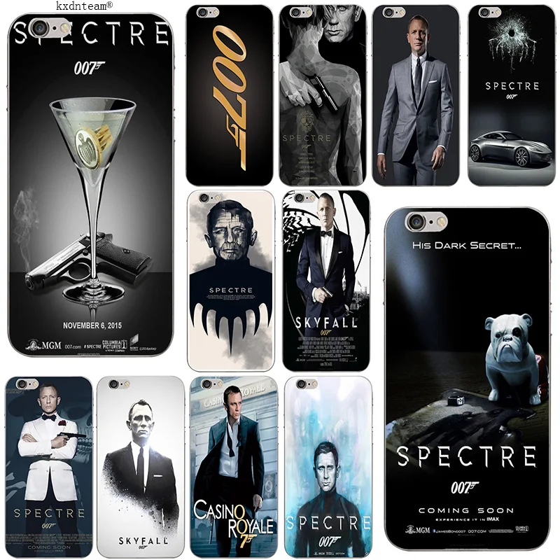007 Skyfall призрак Джеймса Бонда мягкие тонкие Чехлы для телефона из