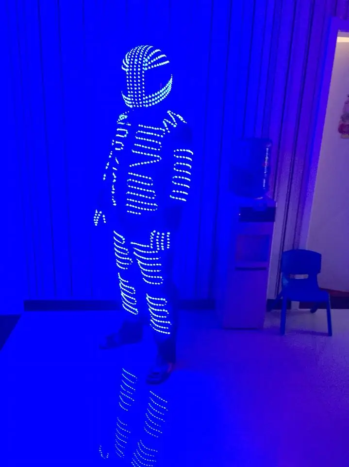 Бесплатная доставка DHL сценические светодиодные криоман роботы костюмы el product|el|el