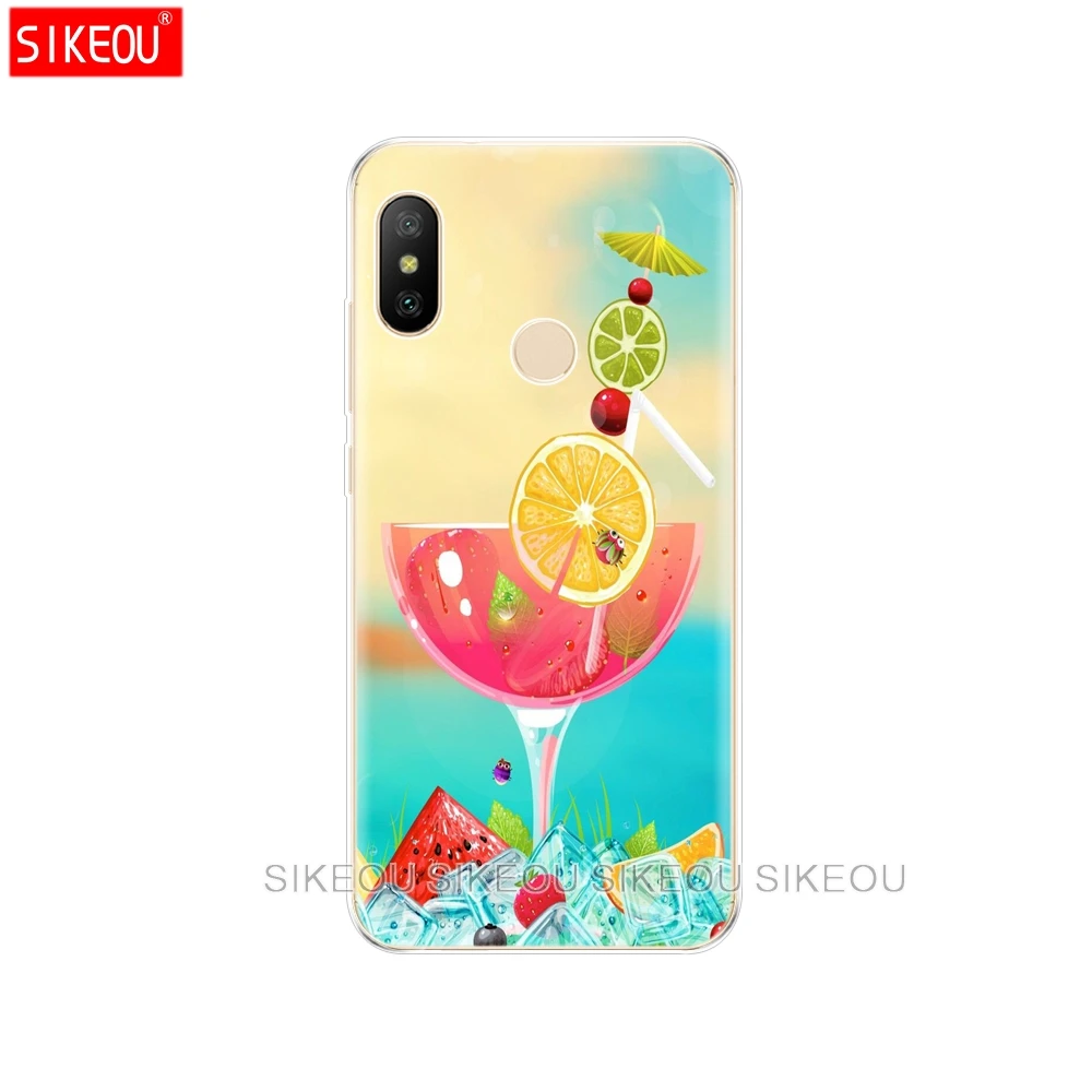 Силиконовый чехол для Xiaomi mi A2 LITE, чехол с полной защитой, мягкая задняя крышка из ТПУ, чехол для телефона s для Xio mi A2 LITE, бампер - Цвет: 33637