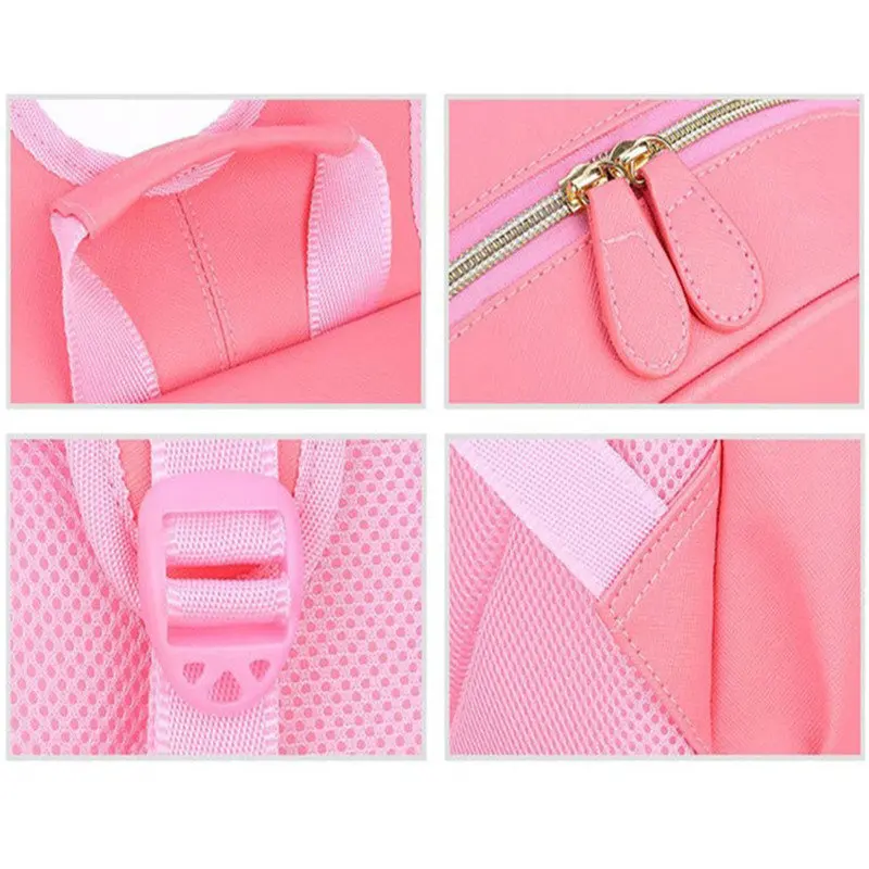 Cute Children Backpacks For Kids 1-6 Grade Orthopedic Knapsack High Quality PU Children's Satchel Girls School Bags Portfolios | Багаж и