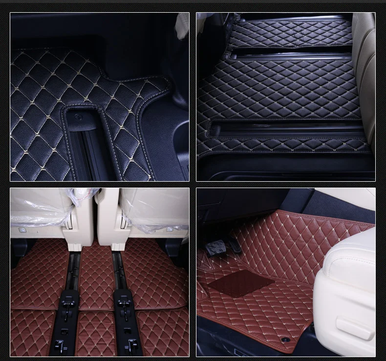 Волоконный Кожаный Автомобильный внутренний коврик для toyota alphard Vellfire- ковер автомобильный Стайлинг интерьерные напольные аксессуары