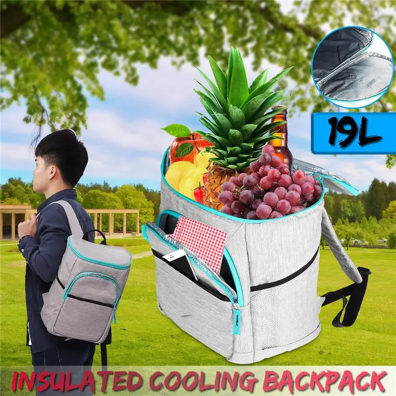Охлаждающий изолированный рюкзак для пикника кемпинга походов пляжного парка