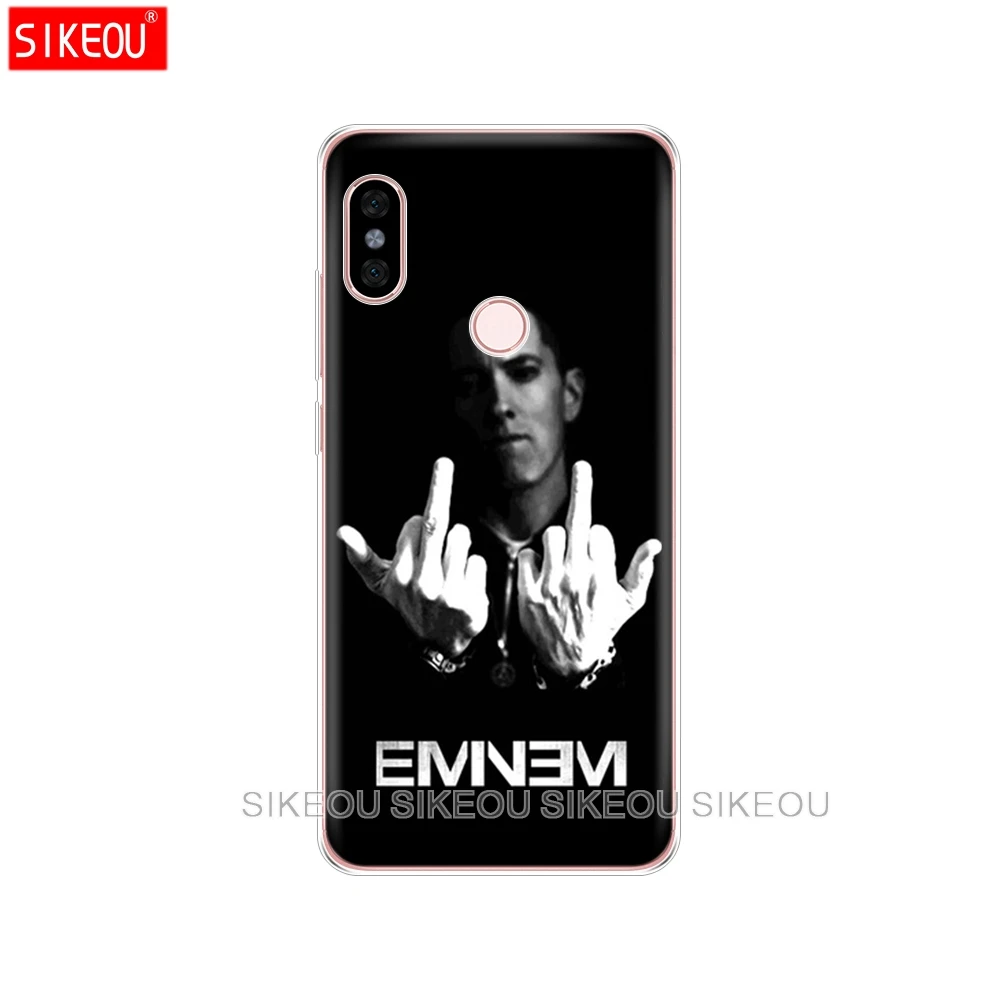 Silicone Cover phone Case for Xiaomi redmi 5 4 1 1s 2 3 3s pro PLUS note 4X 4A 5A Hip Hop Rapper Eminem rap | Мобильные телефоны и