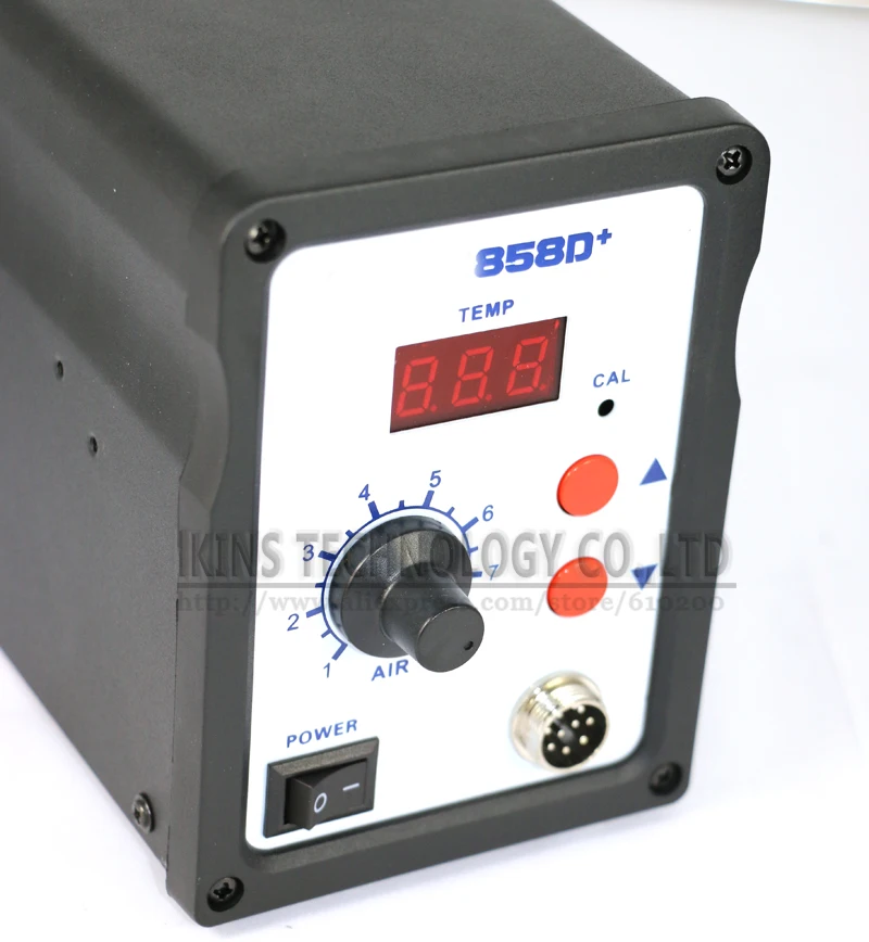 858D ОУР паяльная станция Термовоздушная светодиодный цифровой паяльной blowser фена