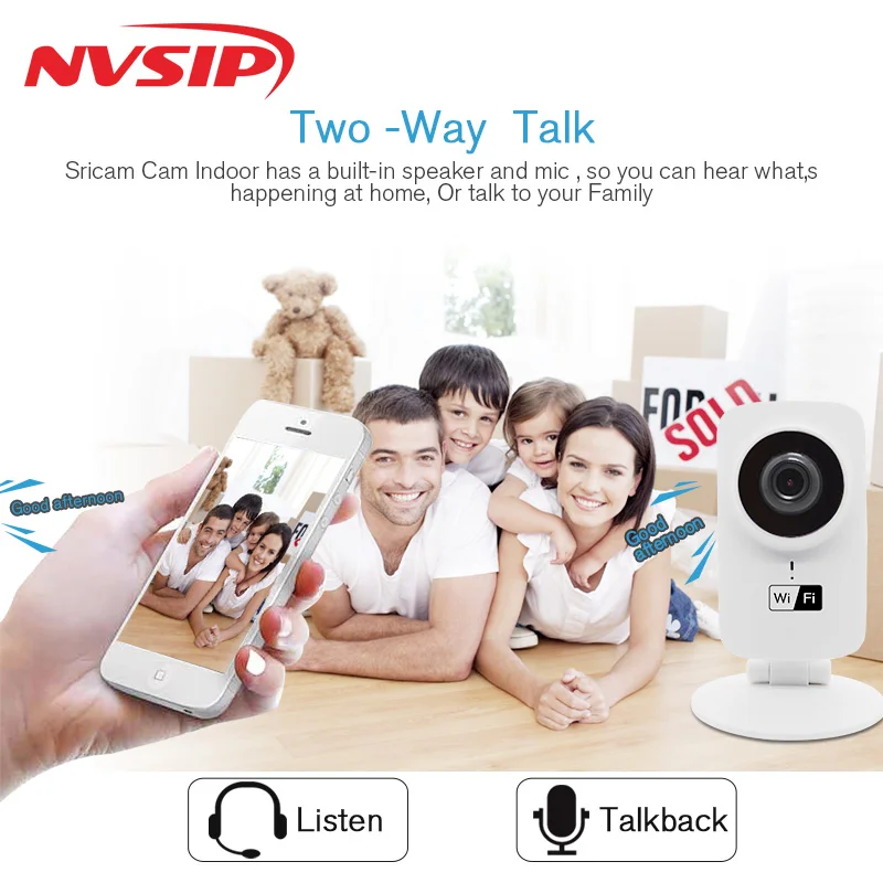 Мини Wifi IP камера беспроводная 720P HD P2P Onvif умная детский монитор камера|camera baby
