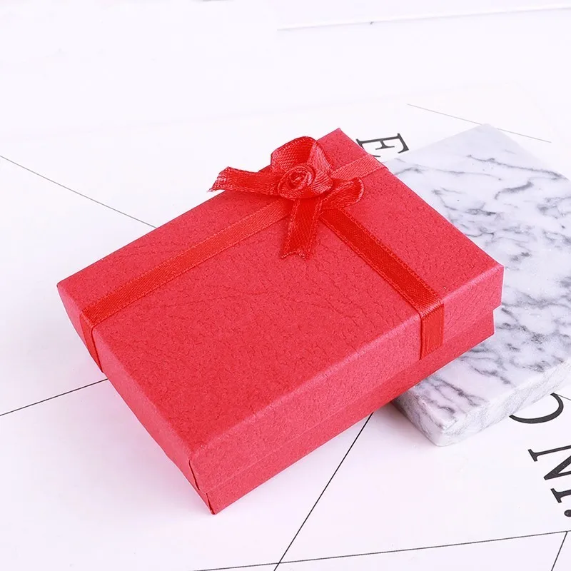 D9X7X3cm Новинка, 1 шт., квадратная коробка-органайзер для ювелирных изделий, обручальное кольцо для сережек, ожерелий, браслетов, Подарочная коробка, держатель, черный, белый, темно-синий c - Цвет: D9X7X3cm