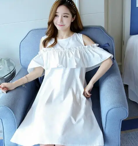 New Cute Elegant Maternity Clothes Pregnancy Summer Short Sleeve Pregnant Dress yellow Nursing For Women M-2XL | Мать и ребенок