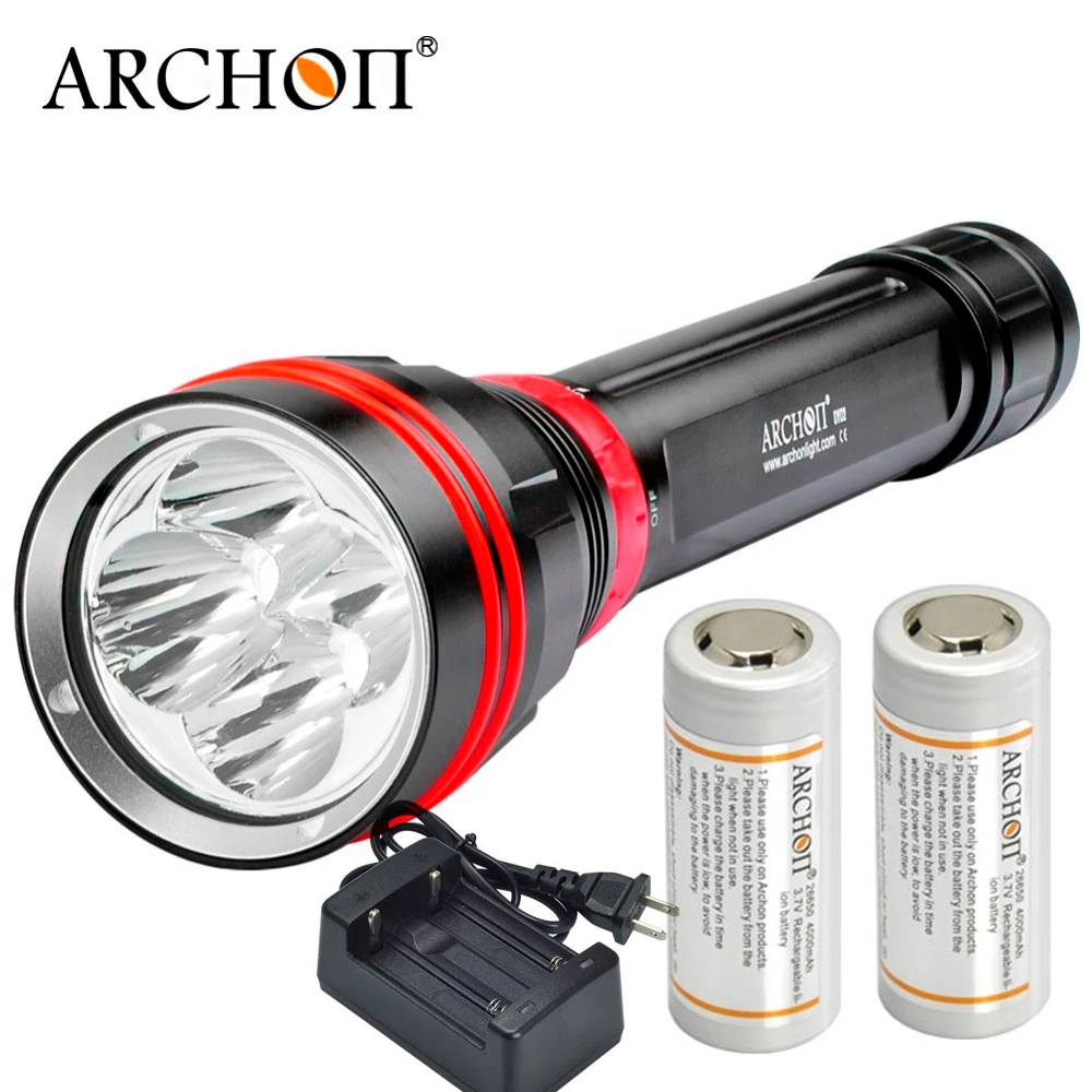 ARCHON DY02 WY08 фонарь для дайвинга 4 * CREE XP L LED макс. 4000 люмен фонасветильник 100 м