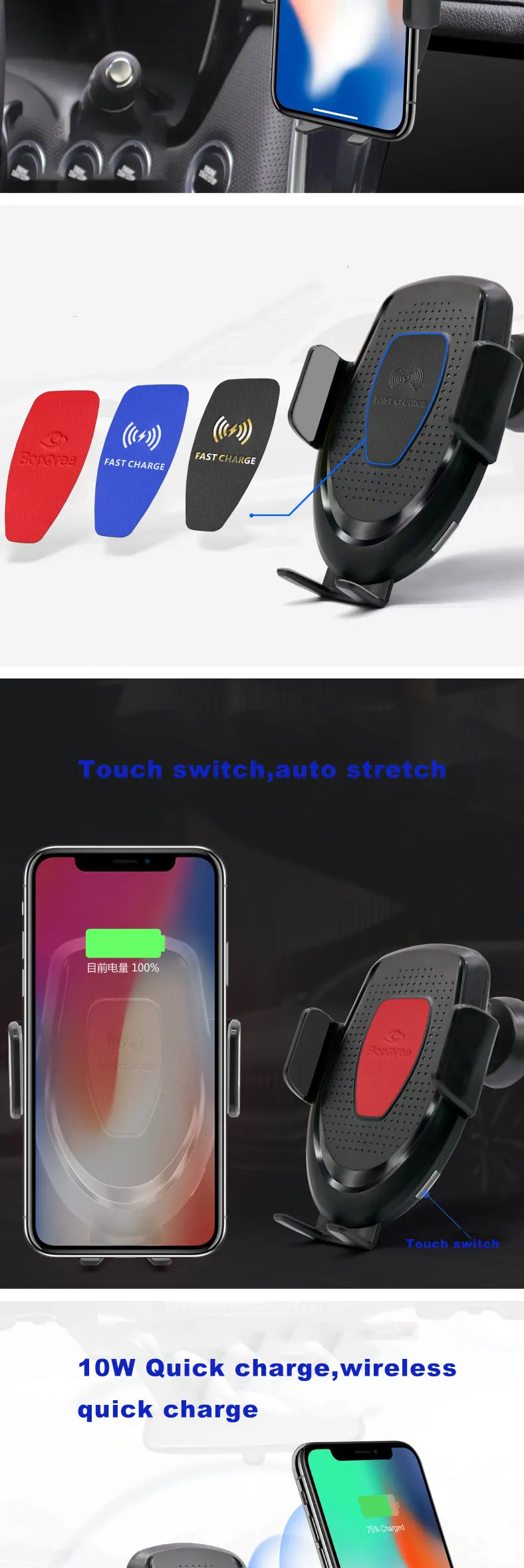 Быстрая зарядка двойной зарядное устройство USB для Xiaomi Mi 9 huawei P30 Pro QC4.0 QC3.0 QC 5A Быстрая зарядка автомобиля зарядное устройство для телефона