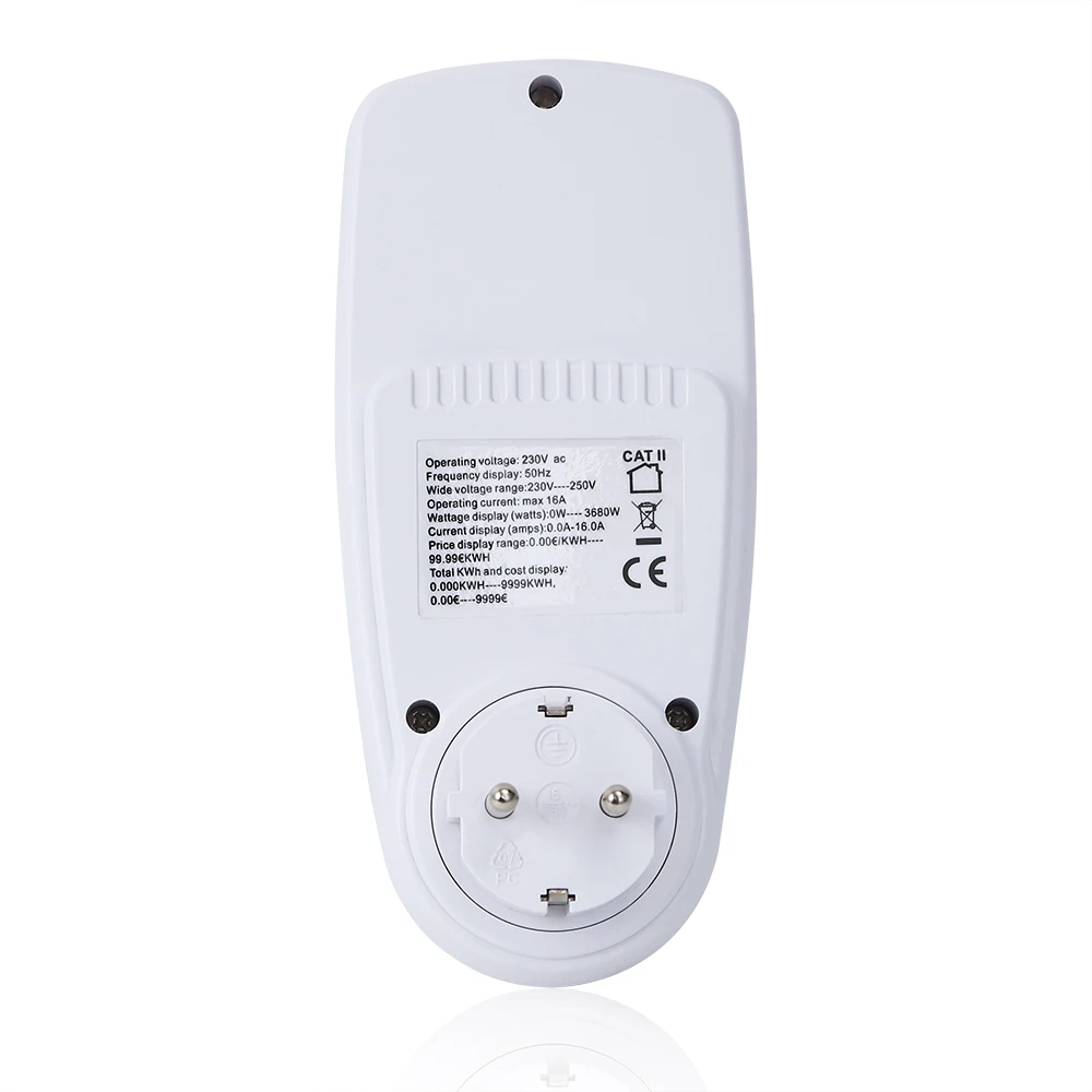 Цифровой ваттметр измеритель мощности измерительная розетка анализатор тока