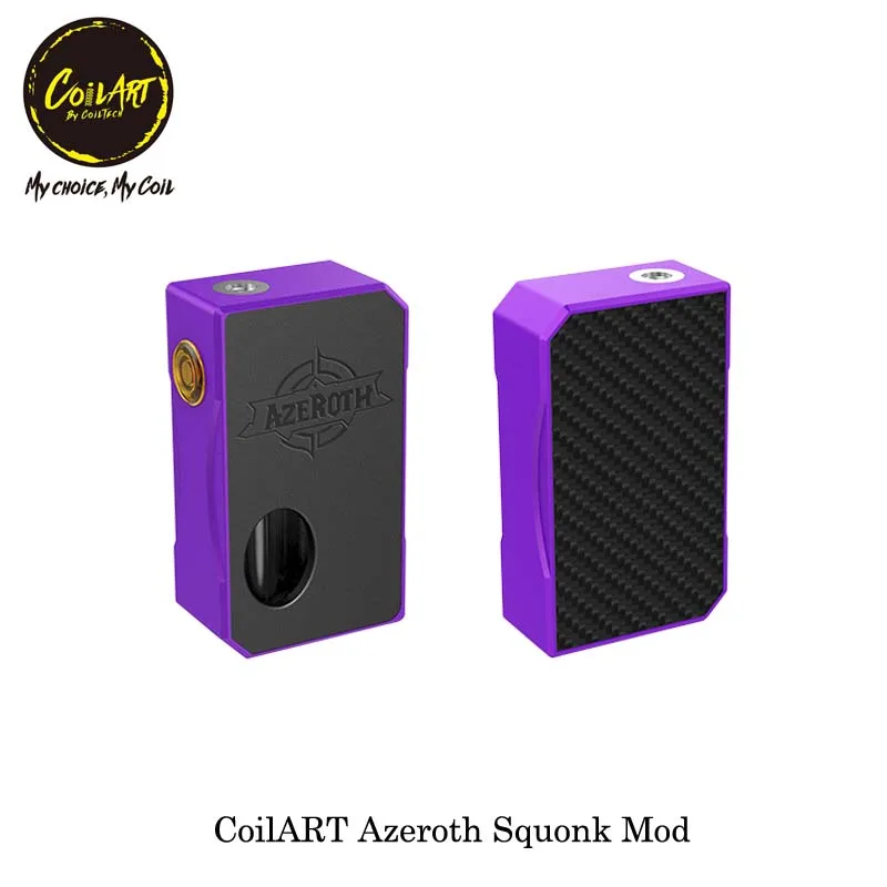 Оригинальный CoilART Азерот Squonk Mod электронная сигарета Vape поле mod совместим с