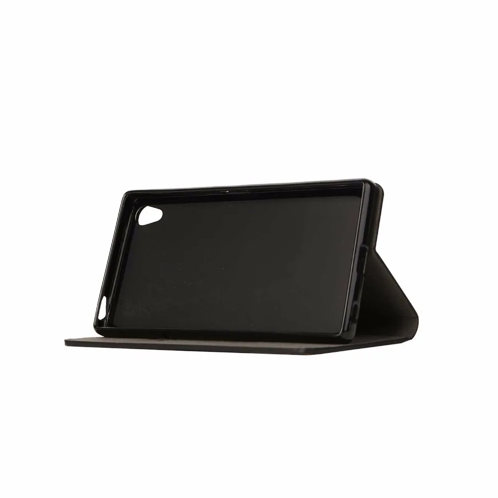 Роскошный бизнес холщовый флип чехол для sony Xperia Z5 Plus/Z5 Premium E6833 E6853 5 &quotиз