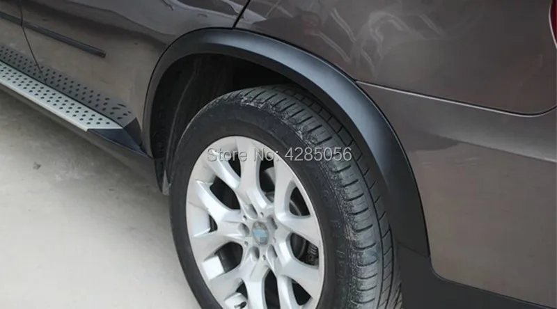 X5 PP Авто сбоку Fender Flare формовочные Планки матовый черный колеса автомобиля арки