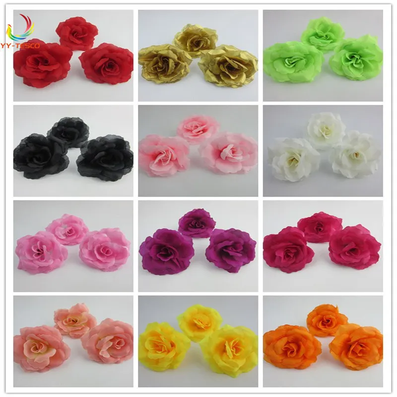 100 шт. искусственные шелковые розы 7 см|silk rose heads|rose headssilk roses |
