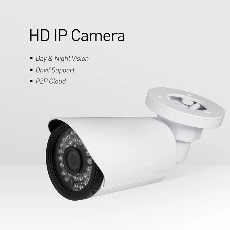 Водонепроницаемый инфракрасный светодиодный 1080P Bullet IP камера наружная
