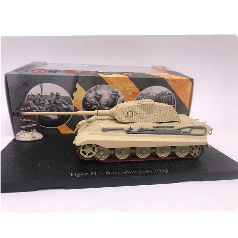 1/72 Тигр 2-валлония 1944 литой Атлас Второй мировой войны танк военные модели