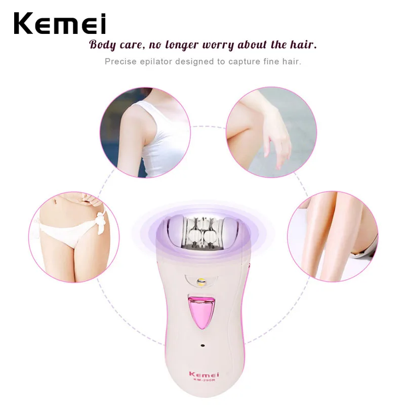 Перезаряжаемые для женщин эпилятор электрический женский Эпиляторы+ миниатюрная Женская бритва бритвы беспроводные бикини триммер удаления волос станок для бритья