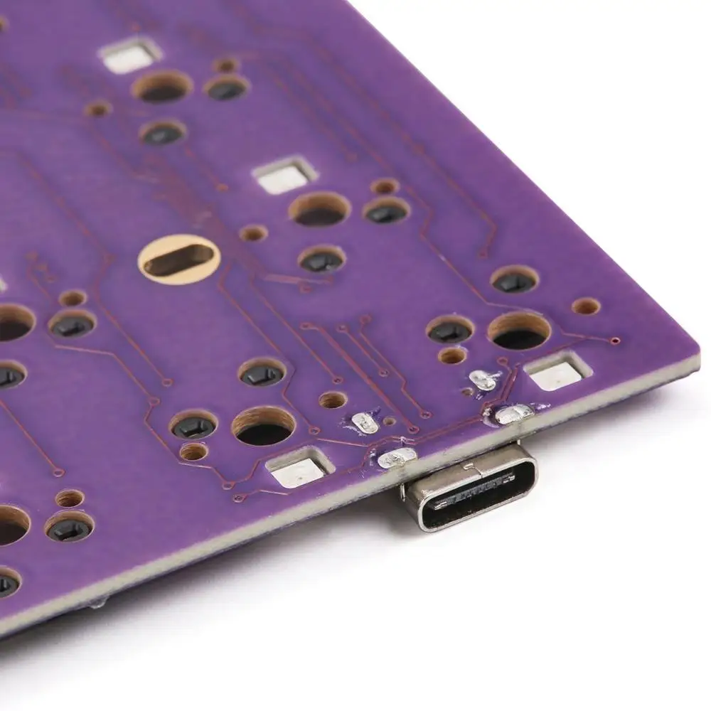 DZ68 RGB Горячая замена PCB Type C Интерфейс для DIY механическая клавиатура подходит