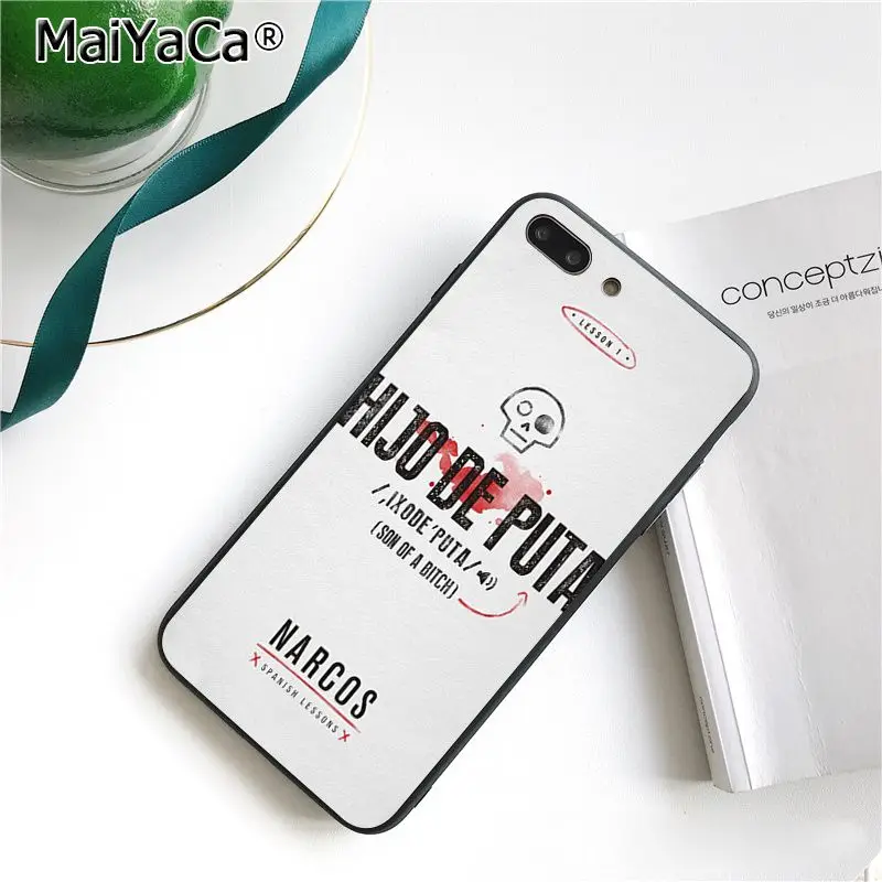 MaiYaCa Narcos ТВ серии Пабло Эскобар чехол для телефона с рисунком для iphone 11 Pro 11Pro MAX 8 7 6 6S Plus X XS MAX 5 5S SE XR