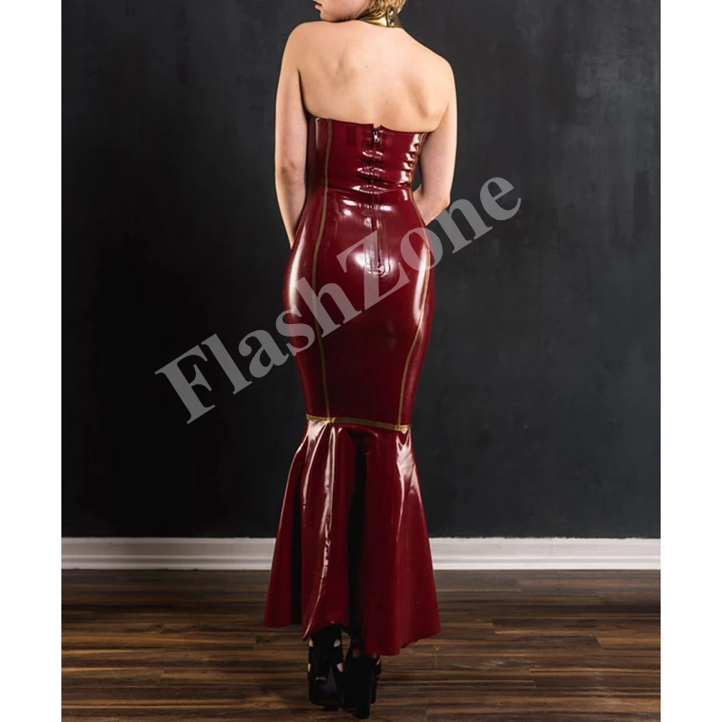 Бесплатная Доставка! Новый дизайн сексуальные длинные латексные платья