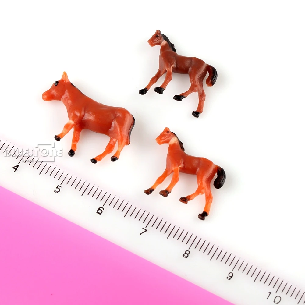 20 шт. 1:150 нарисованные Домашние животные лошади|n scale|scale nhorse scale |
