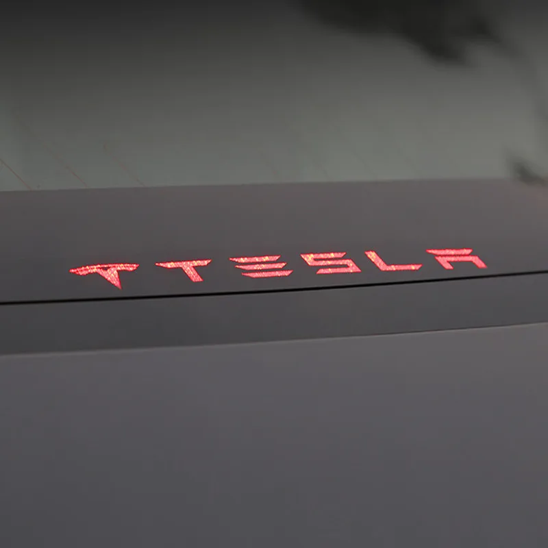 Задняя фотовспышка 3D акриловая наклейка для Tesla Model 3 18 19|Наклейки на автомобиль| |