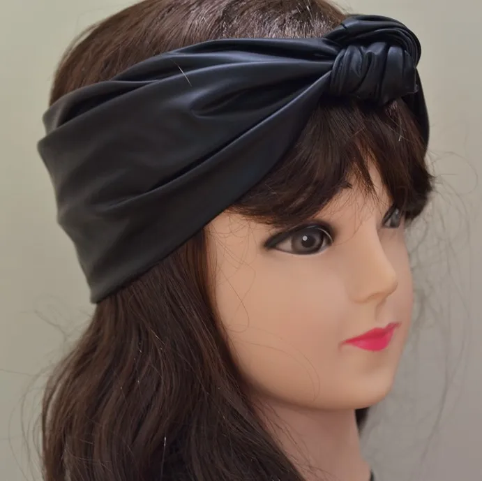 Уникальный Дизайн Женские синтетические кожаные банданы элегантные европейские