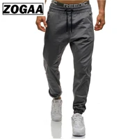 man casual cargo pants plus size cotton pockets trousers solid brand men long pants new sweatpants male joggers cargo trousers