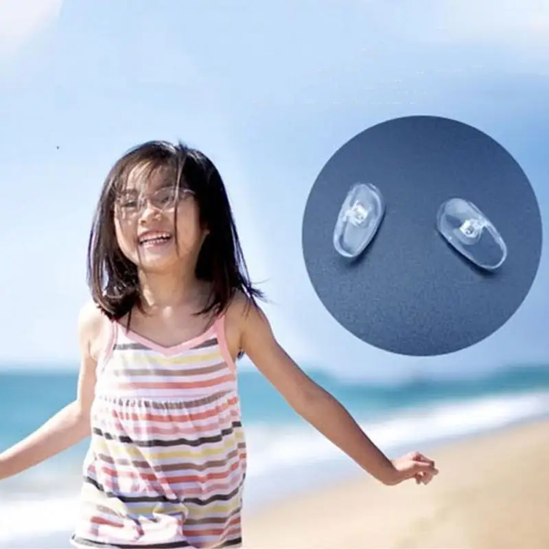 50 пар мягких ПВХ носовых упоров Чехол для очков аксессуары солнцезащитных