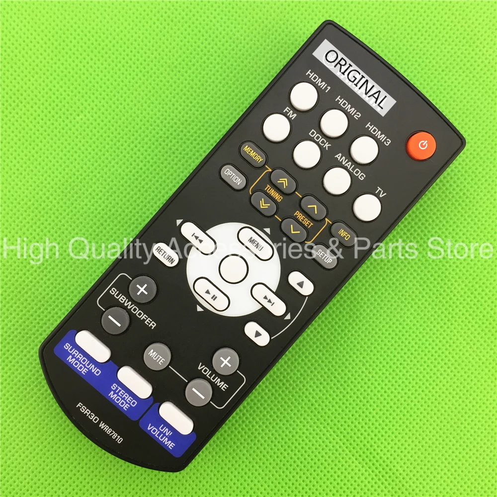 Новый оригинальный пульт дистанционного управления Управление для Yamaha FSR30 WR87810