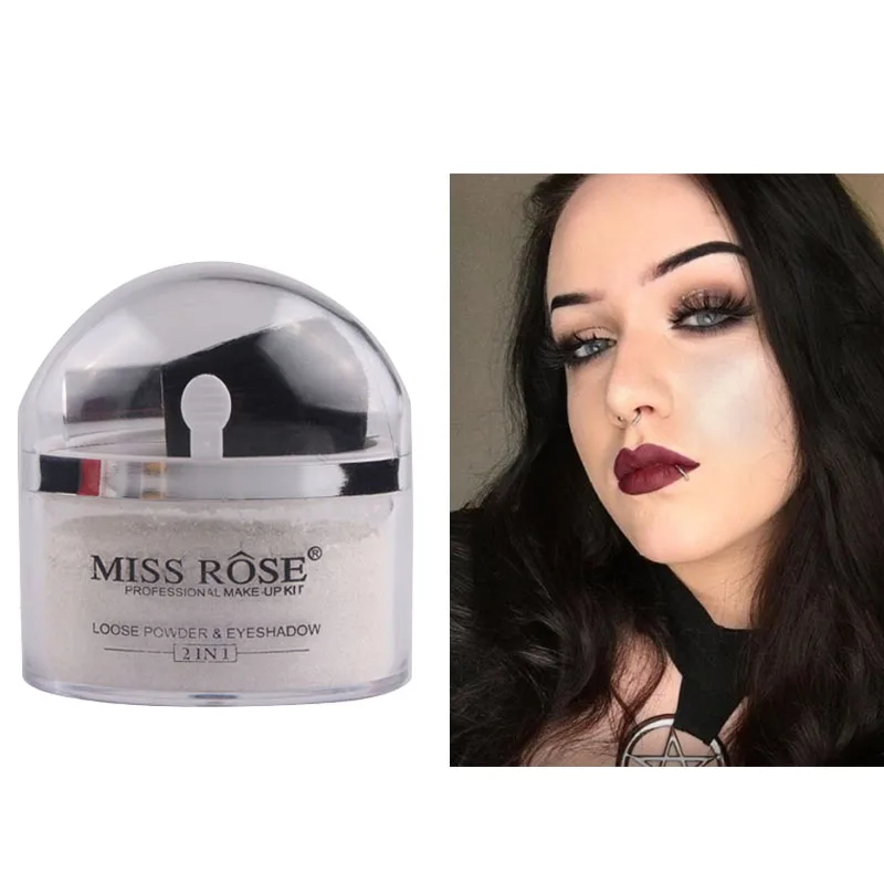 Miss Rose Хрустальный блеск блестящий порошок для глаз Новый Золотой Серебряный