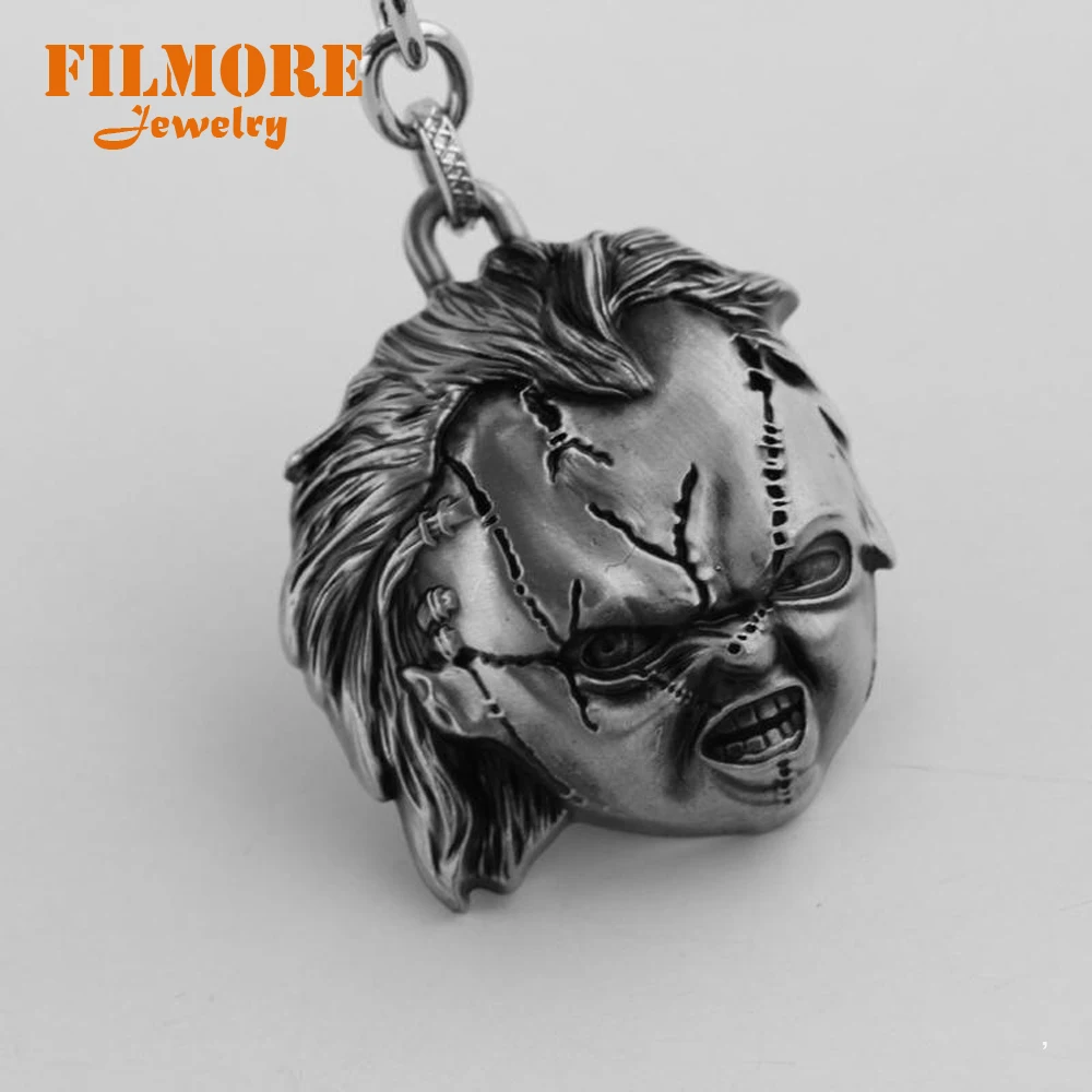 Filmore из фильма ужасов потомство Чаки брелок рисунок головы Косплэй кулон для