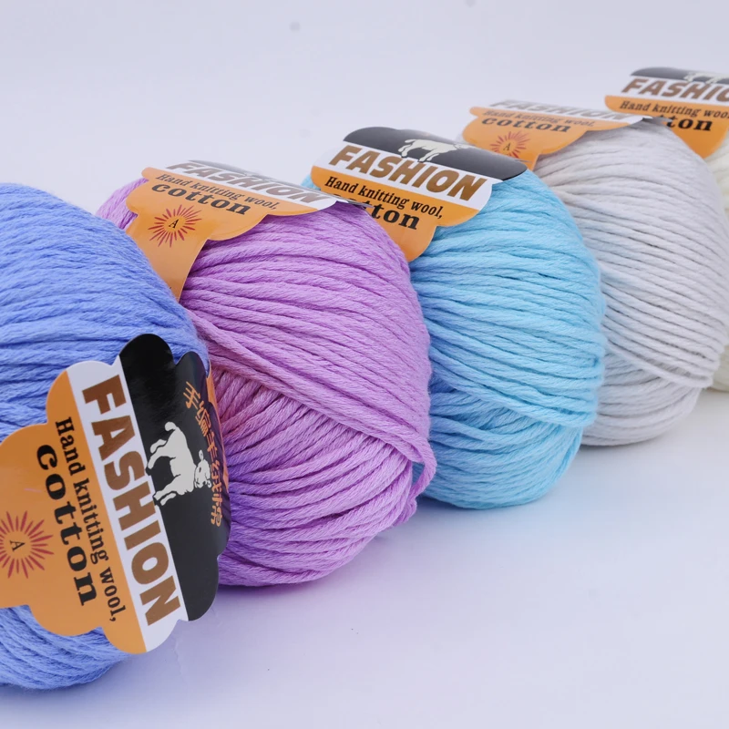 100 г/шт. трикотажная кашемировая хлопчатобумажная пряжа для вязания крючком