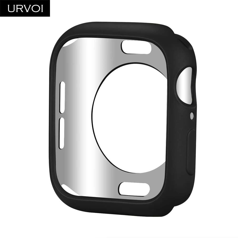 Защитный чехол URVOI для apple watch полностью из ТПУ серии 6 SE 5 4 3 2 ремешок силиконовый