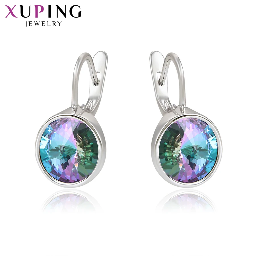 Xupingg индивидуальность серьги винтажные кристаллы от Swarovski Роскошные ювелирные изделия литературный подарок подруге S143.6-93833