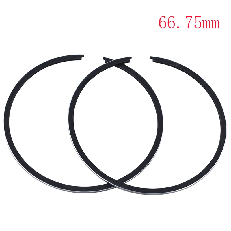 66.75mm Rings Мотоцикл 66 мм 66,25 мм 66,5 мм 67 мм комплект поршневых колец для Kawasaki KDX200 KDX 200 1989 1990 1991 1992 1993 1994 1995 2001-2006 - Цвет: 66.75mm Rings