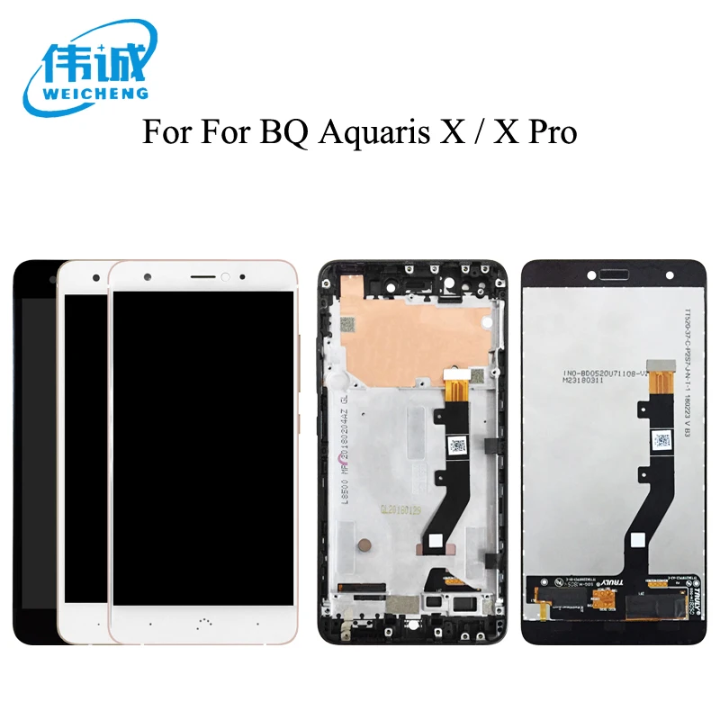 ЖК-дисплей для BQ Aquaris X2 / Pro кодирующий преобразователь сенсорного экрана в сборе