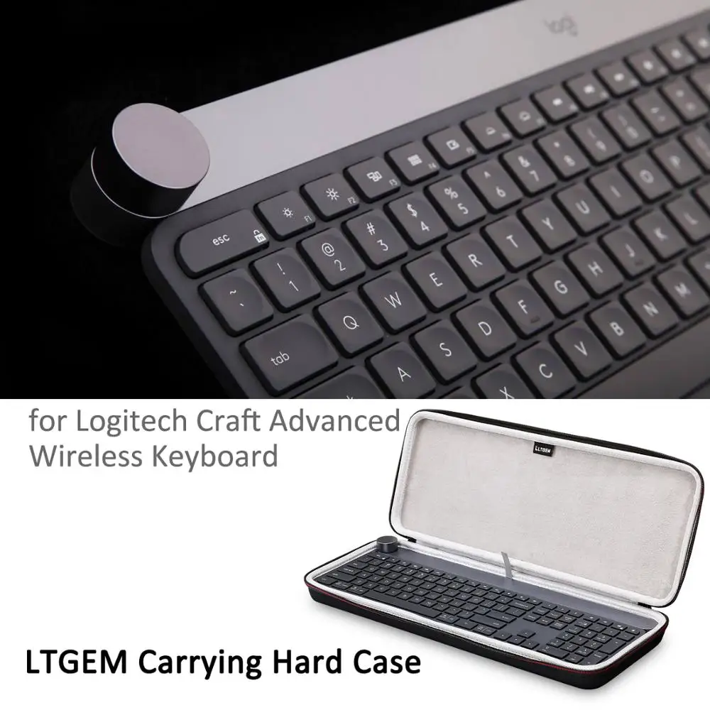 Protective Case for Logitech CRAFT Advanced Wireless Keyboard Travel Protable Storage | Компьютеры и офис