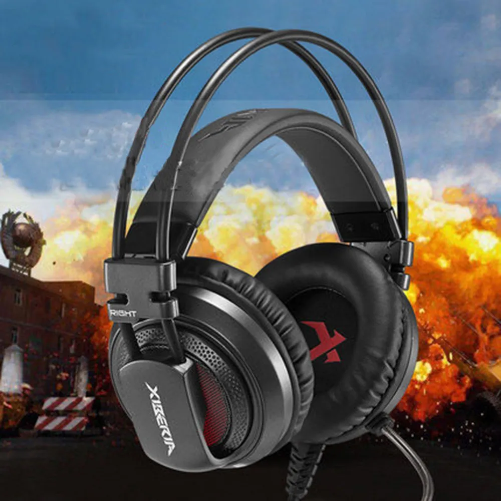 XIBERIA V10 игровые музыкальные проводные наушники стерео легкие большие наушники Аудио гарнитура наушники для смартфона# G4