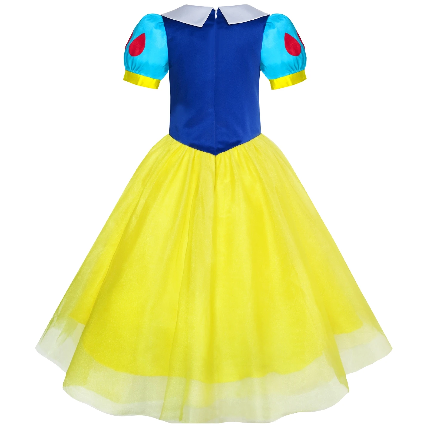 Sunny Fashion платья для девочек платье Снег Белый Принцесса Мультфильм Русалка