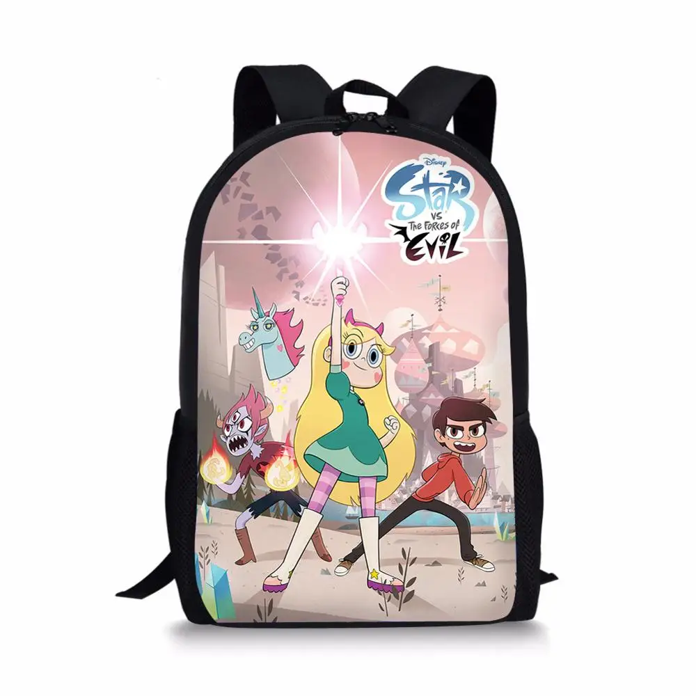 Школьные сумки Star vs the forces of evil, рюкзак, школьные сумки для детей, ортопедический рюкзак для девочек и мальчиков, mochila escolar, сумка для книг 9 - Цвет: LMYW226