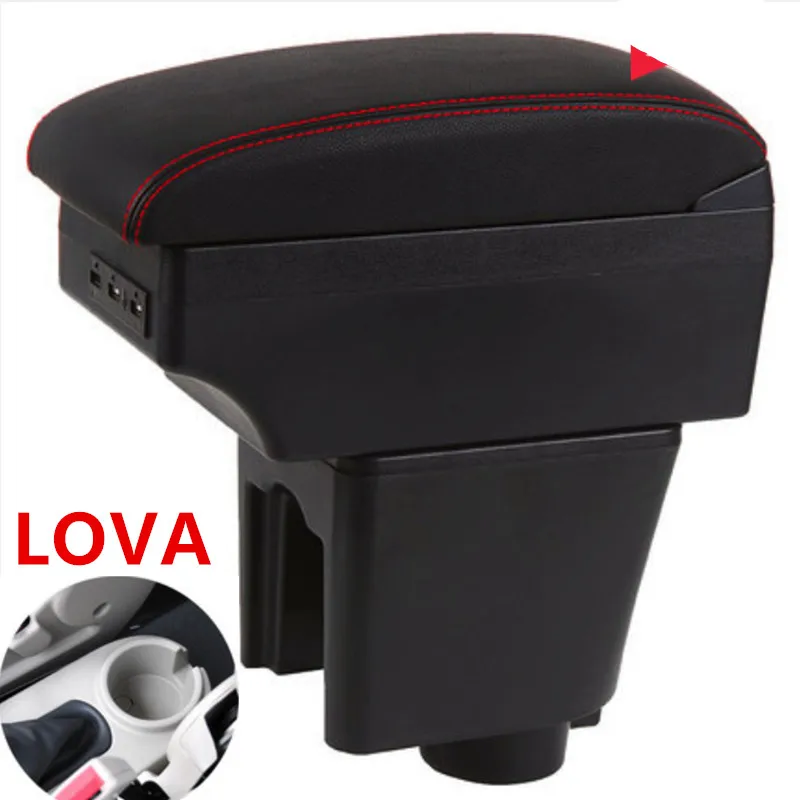 Для Chevrolet LOVA подлокотник коробка центральный магазин хранения содержания Chevrolet aveo подлокотник коробка USB интерфейс