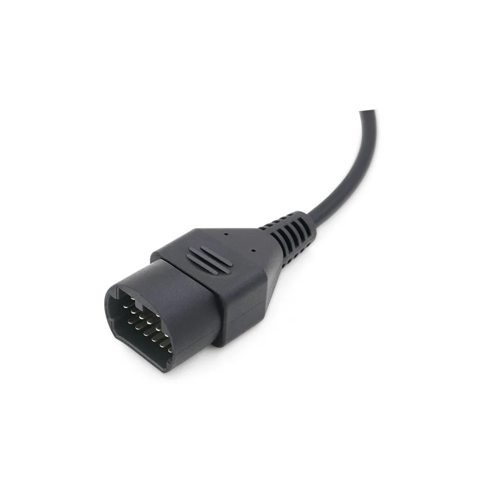 10 шт./лот для MAZDA 17 Pin 17Pin мужской to OBD OBD2 OBDII DLC 16 16Pin женский автомобильный